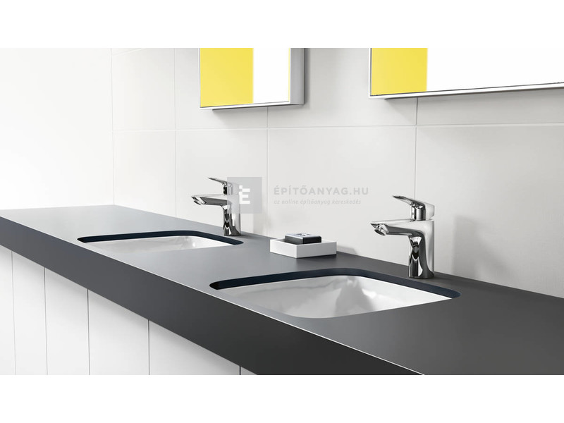 Hansgrohe Logis 70 Mosdócsaptelep egykaros, push-open lefolyógarnitúrával króm
