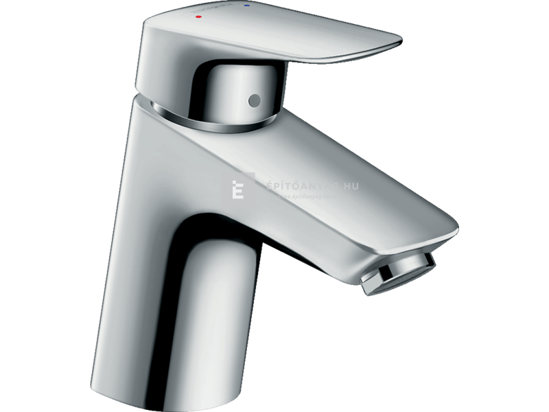 Hansgrohe Logis 70 Mosdócsaptelep egykaros, push-open lefolyógarnitúrával króm