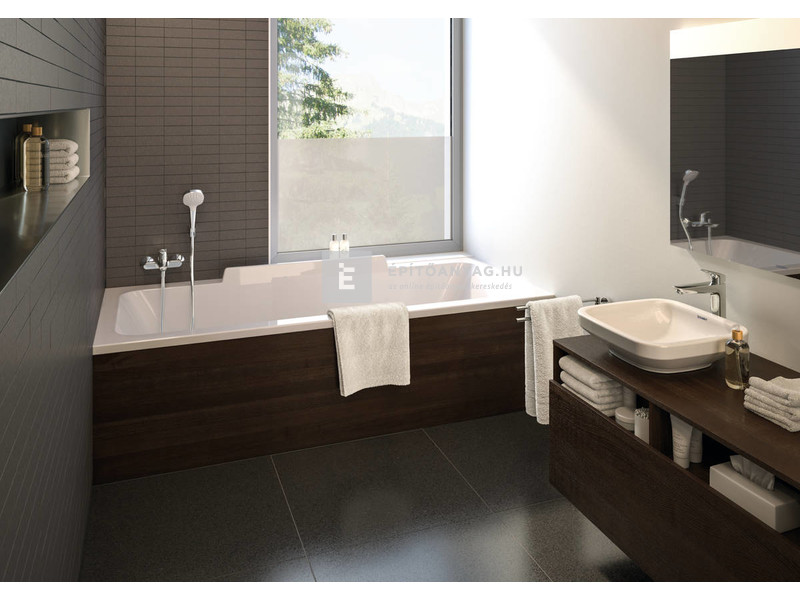 Hansgrohe Logis Kádcsaptelep egykaros, falsíkon kívüli szereléshez króm