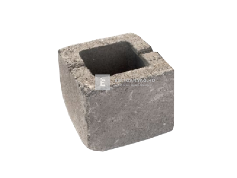 Leier Antik kerítéskő félkő agyagszürke 20x20x20 cm