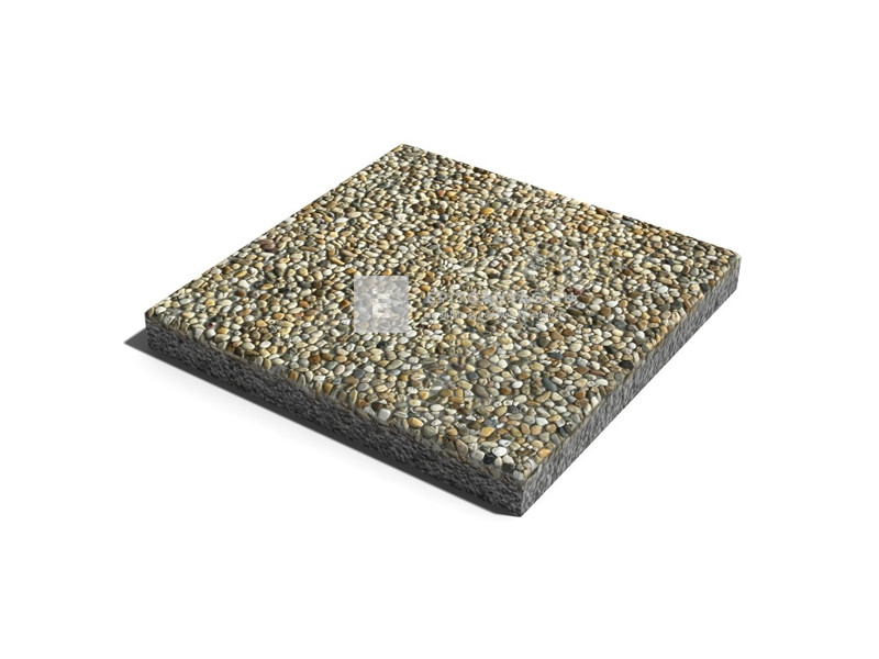 Leier Classic-Line Mosott gyöngykavicsos lap 40x40x3,8 cm