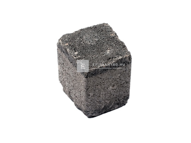 Leier Dom térkő, körkő antik, palaszürke 7x7x8 cm