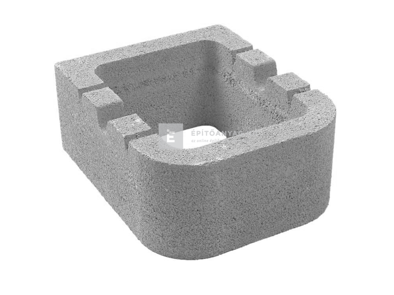 Leier Kaiserstein rézsűkő szürke 25x31x12,5 cm