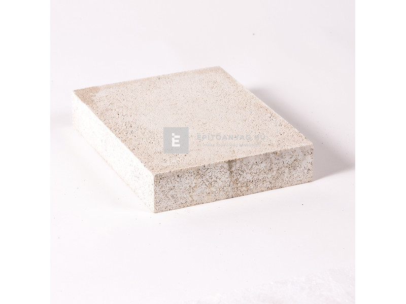 Leier Kant burkolókő és fedlap, natúr, törtfehér 25x33x6 cm