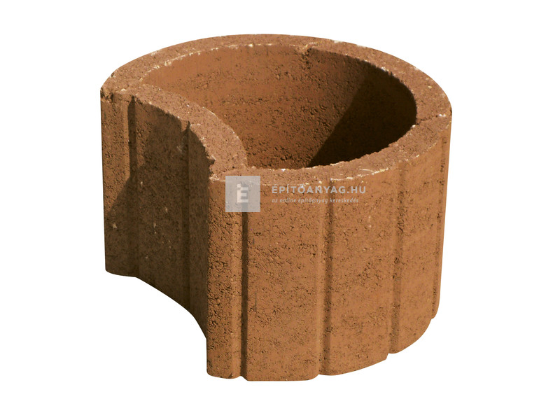 Leier Luna Quartz Midi rézsűkő barna 30x40x25 cm