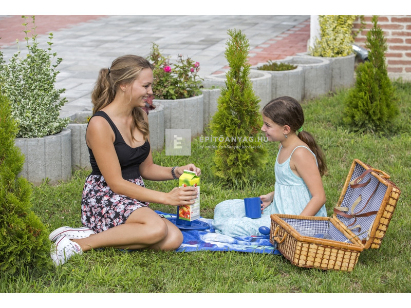 Leier Luna Quartz Midi rézsűkő szürke 30x40x25 cm