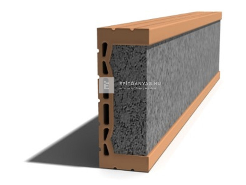 Leier MDE 125 elemmagas áthidaló 125x23,8x8 cm