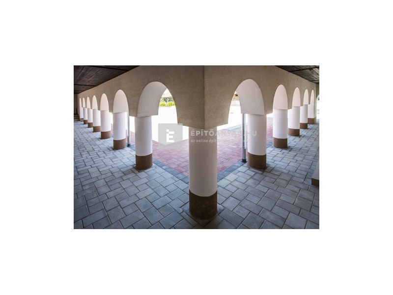 Leier Piazza térkő szürke 20x20x6 cm