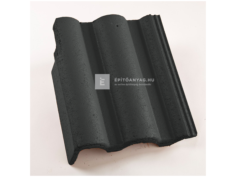 Leier Toscana szegélycserép bal Classic fekete