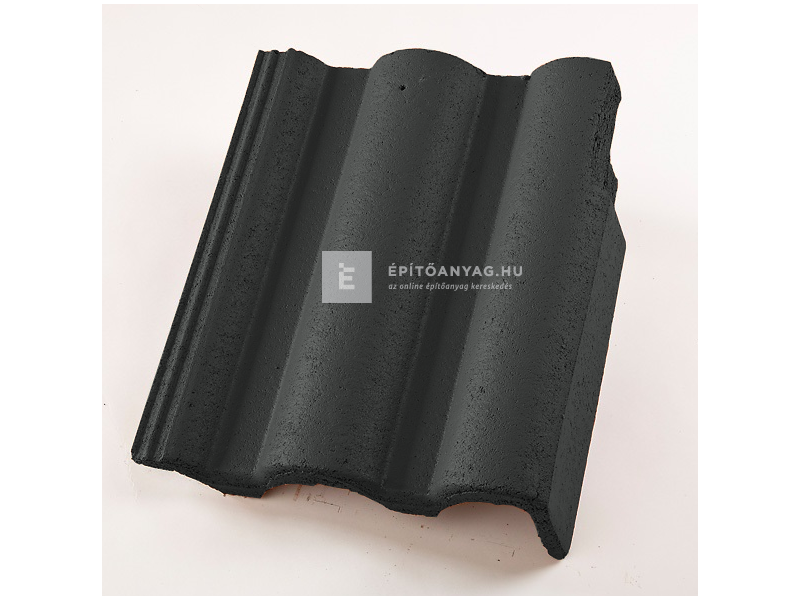 Leier Toscana Szegélycserép jobbos fekete (42rkl)