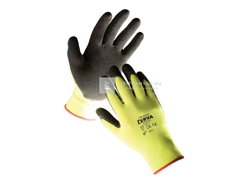 Munkavédelmi kesztyű téli, páraáteresztő, latex mártott 10-es