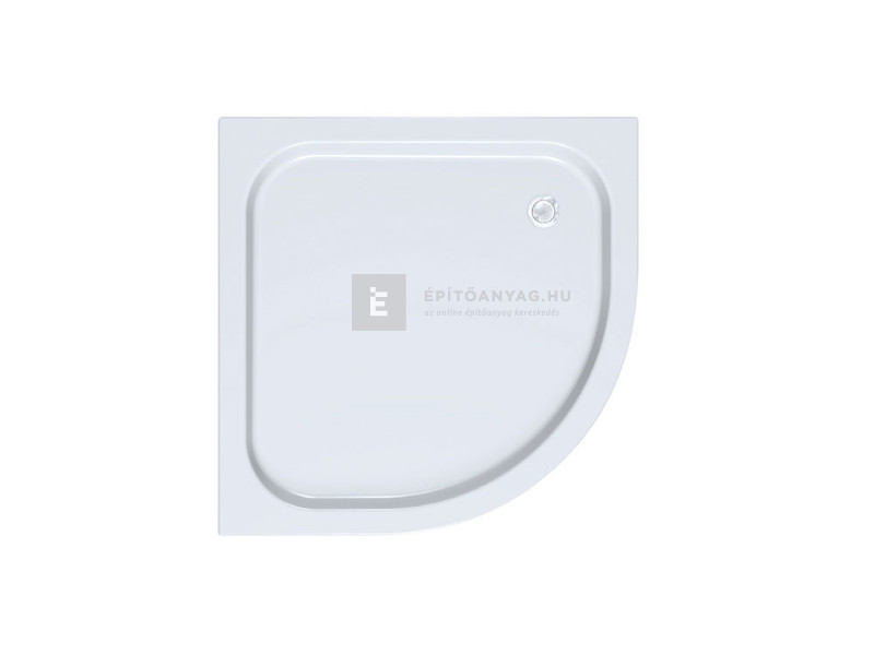 Kolpa San Ontex/O előlapos akril negyedköríves zuhanytálca 90x90 cm 755150