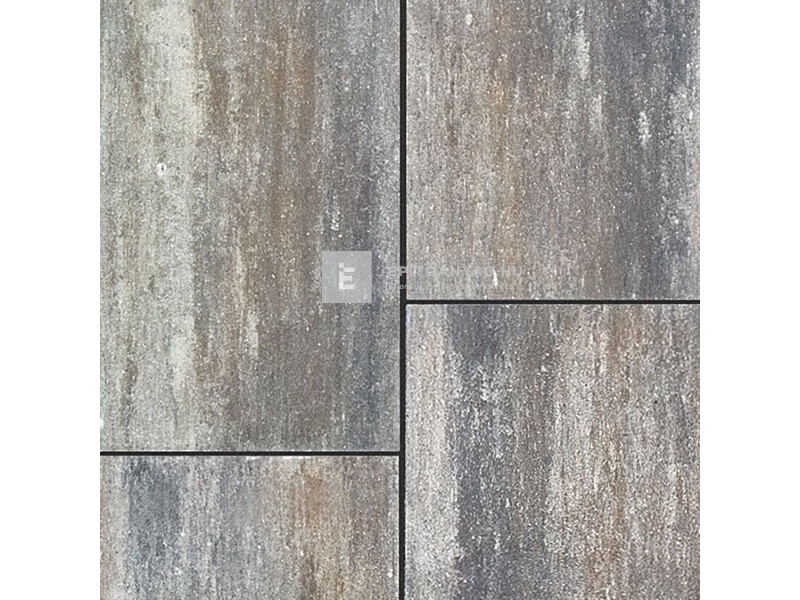 Semmelrock Citytop Grande Kombi térkő grafit-terra 6 cm