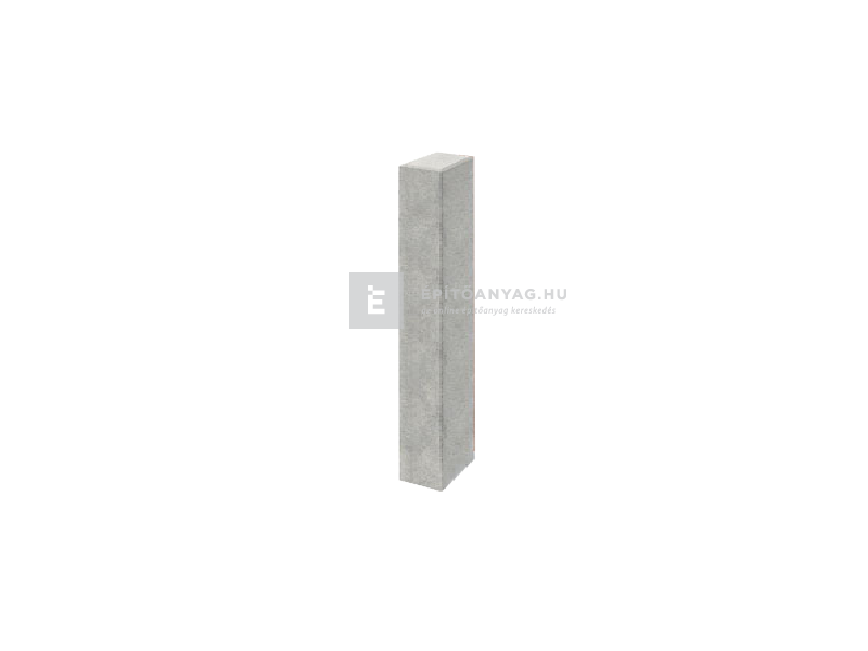 Semmelrock Citytop paliszád szürke 12x16,5x100 cm