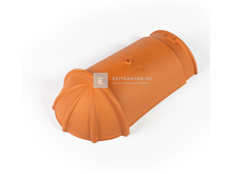 Tondach sajtolt kezdő gerinccserép téglavörös (csavarral)