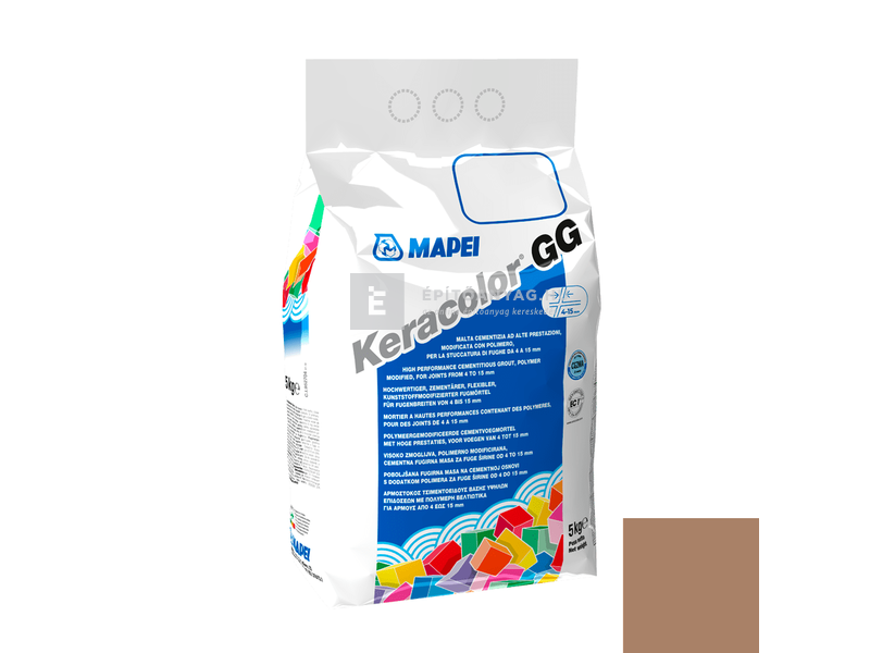 Mapei Keracolor GG fugázó 142 gesztenye 5 kg