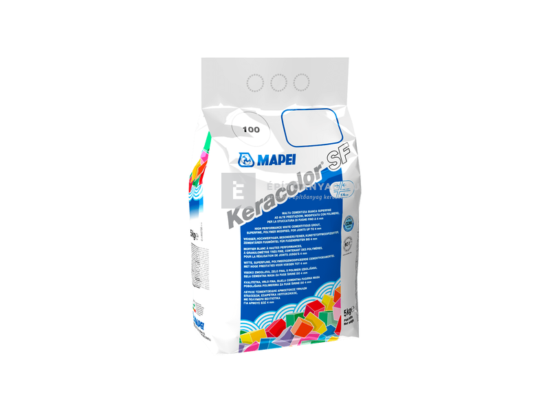 Mapei Keracolor SF szuper finom fugázó 100 fehér 5 kg
