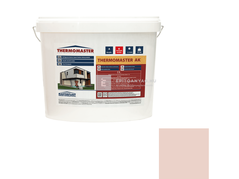 MP Thermomaster Akril vékonyvakolat, kapart 1,5 mm 13-E, 25 kg