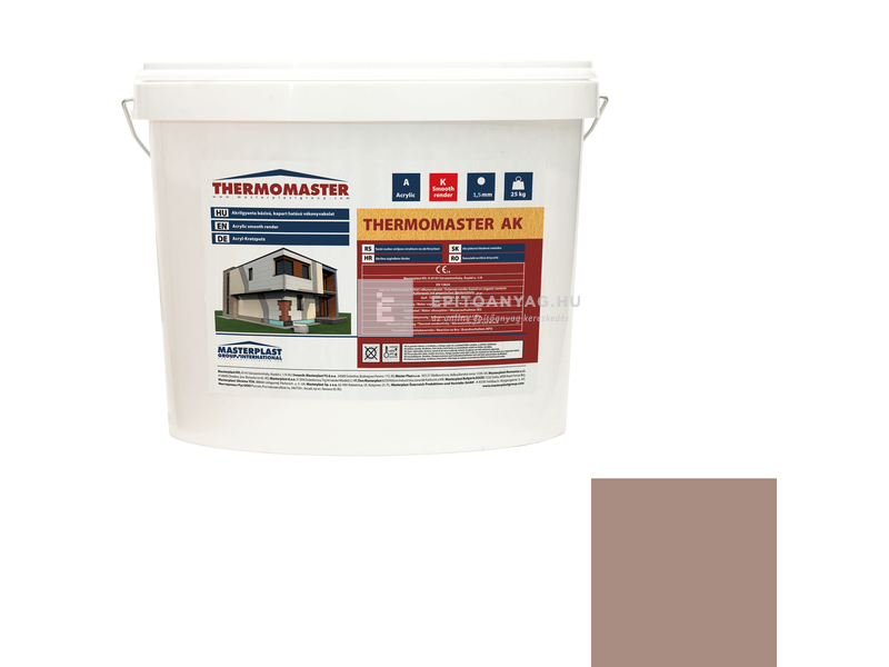 MP Thermomaster Akril vékonyvakolat, kapart 1,5 mm 14-C, 25 kg
