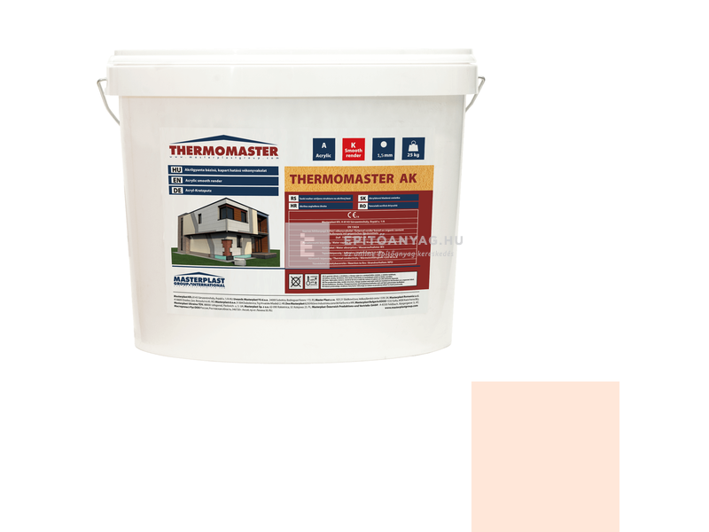 MP Thermomaster Akril vékonyvakolat, kapart 1,5 mm 16-F, 25 kg