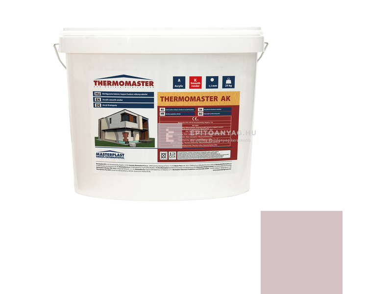 MP Thermomaster Akril vékonyvakolat, kapart 1,5 mm 20-E, 25 kg
