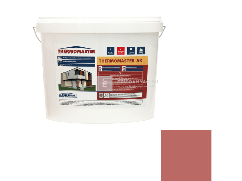 MP Thermomaster Akril vékonyvakolat, kapart 1,5 mm 21-C, 25 kg