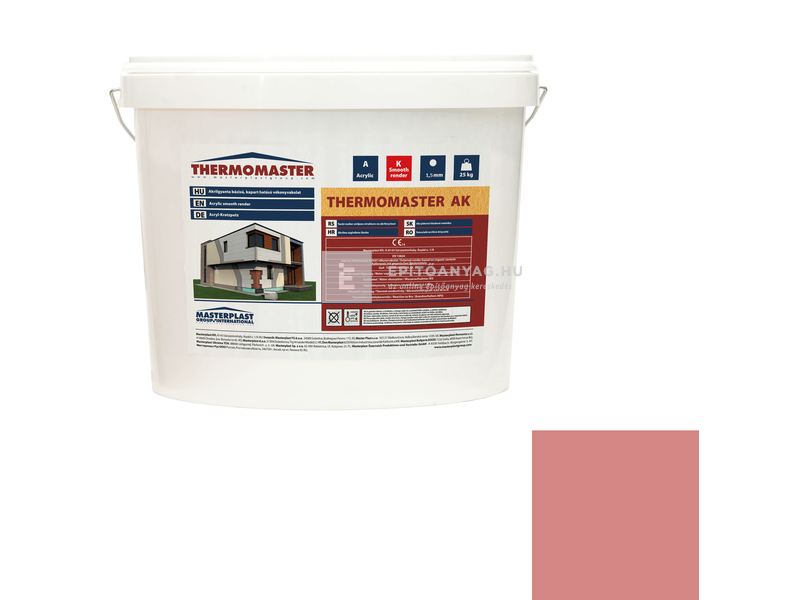 MP Thermomaster Akril vékonyvakolat, kapart 1,5 mm 21-D, 25 kg