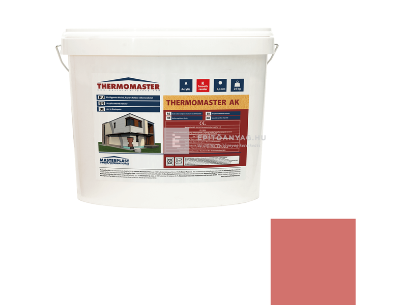 MP Thermomaster Akril vékonyvakolat, kapart 1,5 mm 22-C, 25 kg