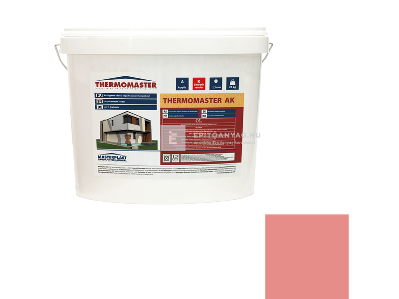 MP Thermomaster Akril vékonyvakolat, kapart 1,5 mm 22-D, 25 kg
