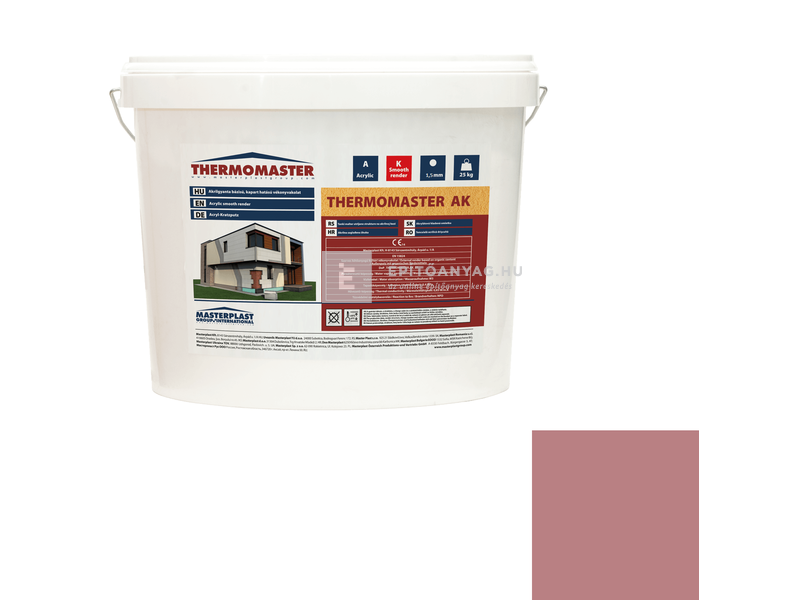 MP Thermomaster Akril vékonyvakolat, kapart 1,5 mm 25-C, 25 kg