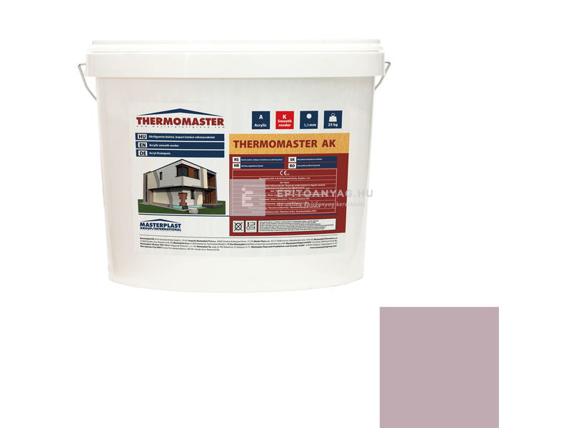 MP Thermomaster Akril vékonyvakolat, kapart 1,5 mm 27-D, 25 kg