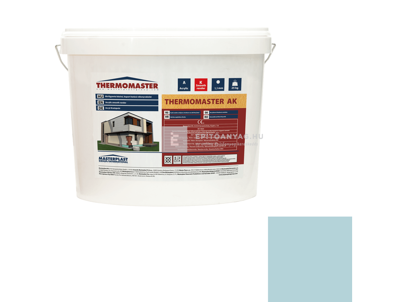 MP Thermomaster Akril vékonyvakolat, kapart 1,5 mm 36-E, 25 kg