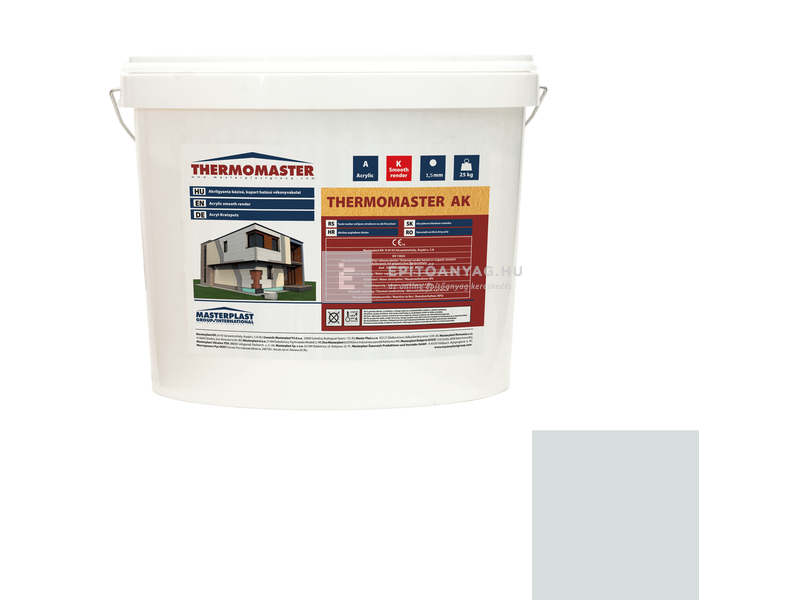 MP Thermomaster Akril vékonyvakolat, kapart 1,5 mm 39-F, 25 kg