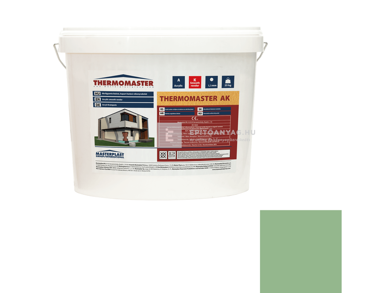 MP Thermomaster Akril vékonyvakolat, kapart 1,5 mm 40-C, 25 kg