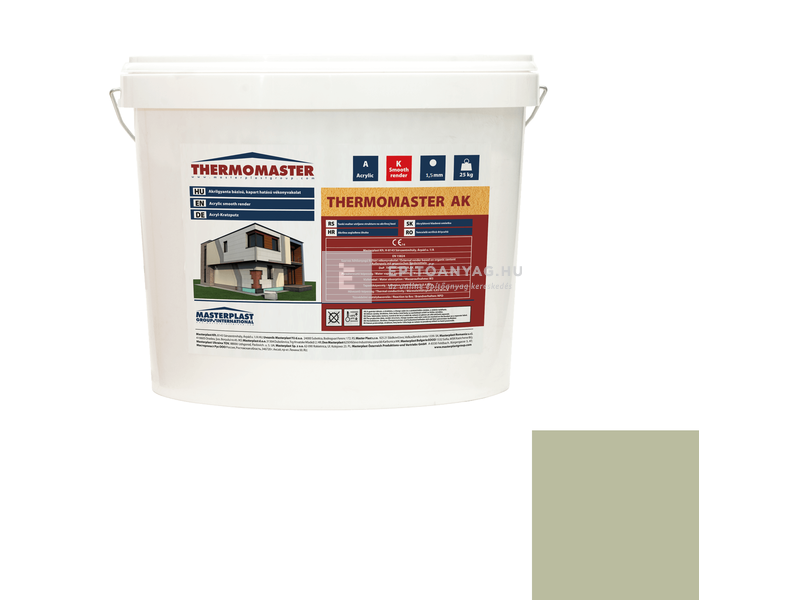MP Thermomaster Akril vékonyvakolat, kapart 1,5 mm 42-C, 25 kg