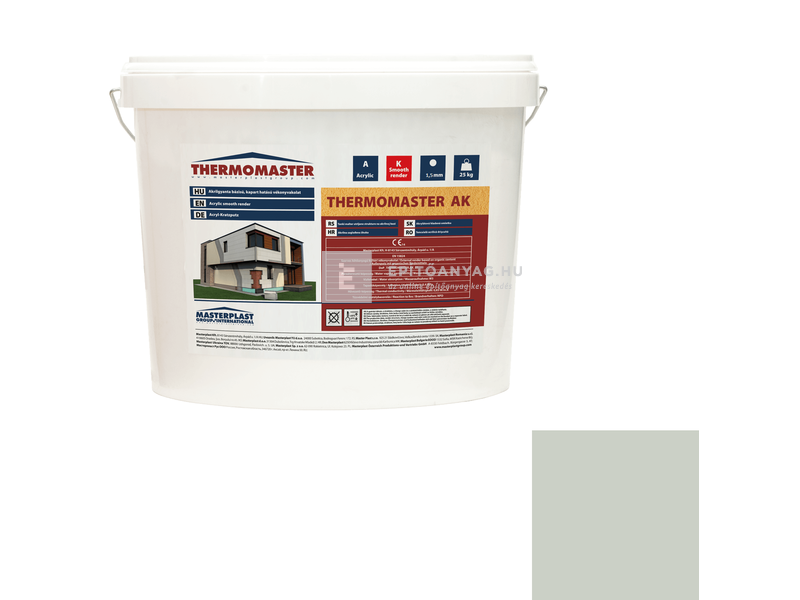 MP Thermomaster Akril vékonyvakolat, kapart 1,5 mm 43-E, 25 kg