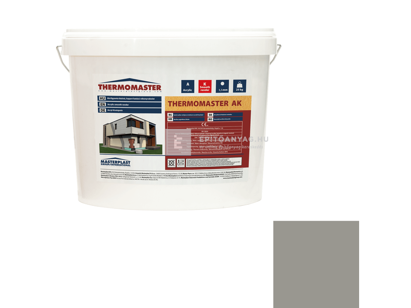MP Thermomaster Akril vékonyvakolat, kapart 1,5 mm 46-C, 25 kg