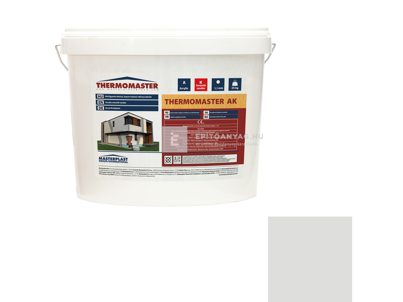 MP Thermomaster Akril vékonyvakolat, kapart 1,5 mm 46-F, 25 kg