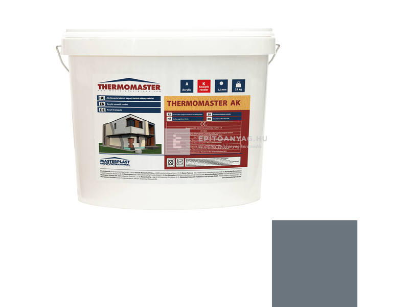 MP Thermomaster Akril vékonyvakolat, kapart 1,5 mm 50-C, 25 kg
