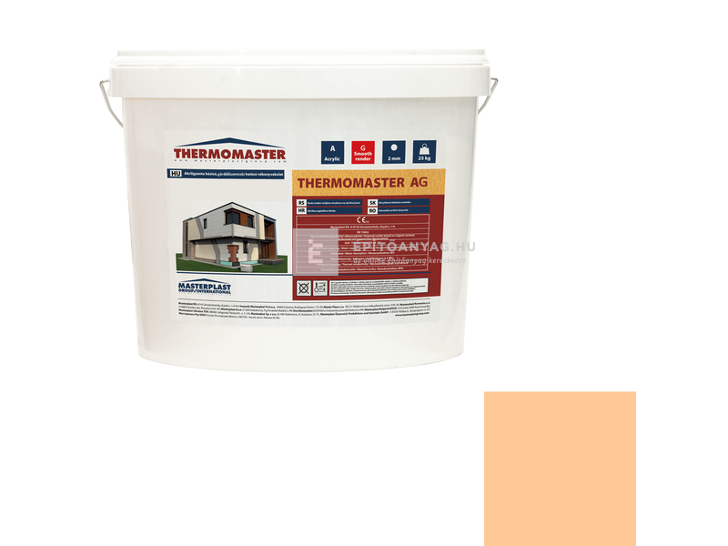 MP Thermomaster Akril vékonyvakolat, gördülőszemcsés 2 mm 03-C, 25 kg