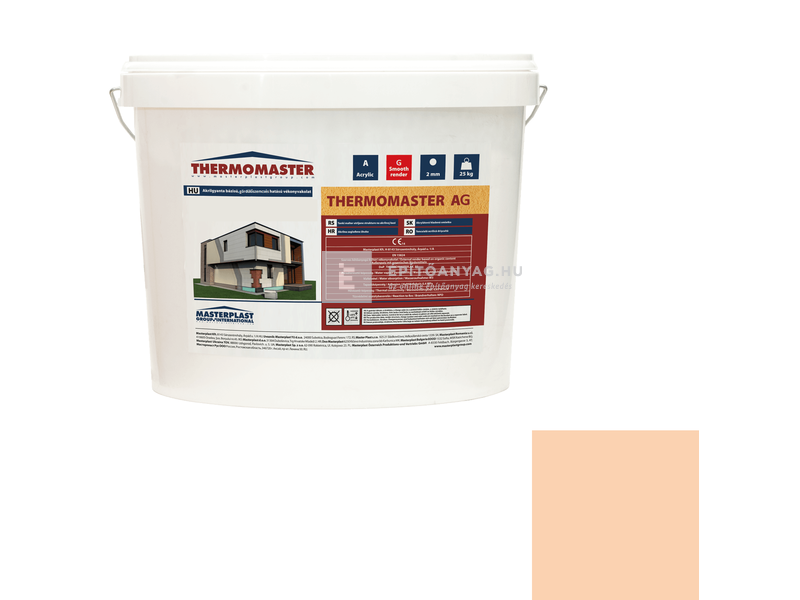 MP Thermomaster Akril vékonyvakolat, gördülőszemcsés 2 mm 04-D, 25 kg