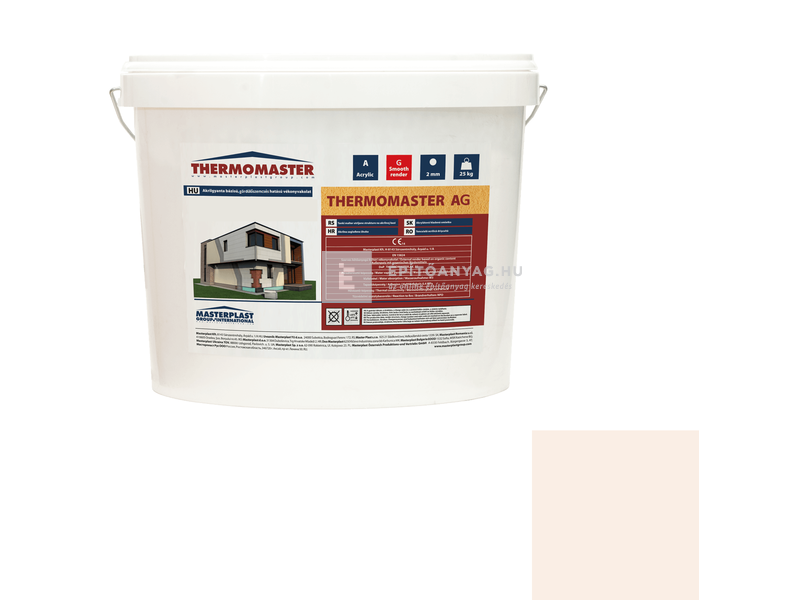 MP Thermomaster Akril vékonyvakolat, gördülőszemcsés 2 mm 08-F, 25 kg