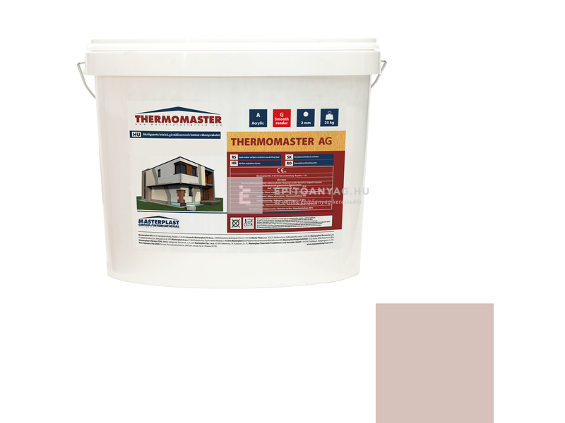 MP Thermomaster Akril vékonyvakolat, gördülőszemcsés 2 mm 14-E, 25 kg