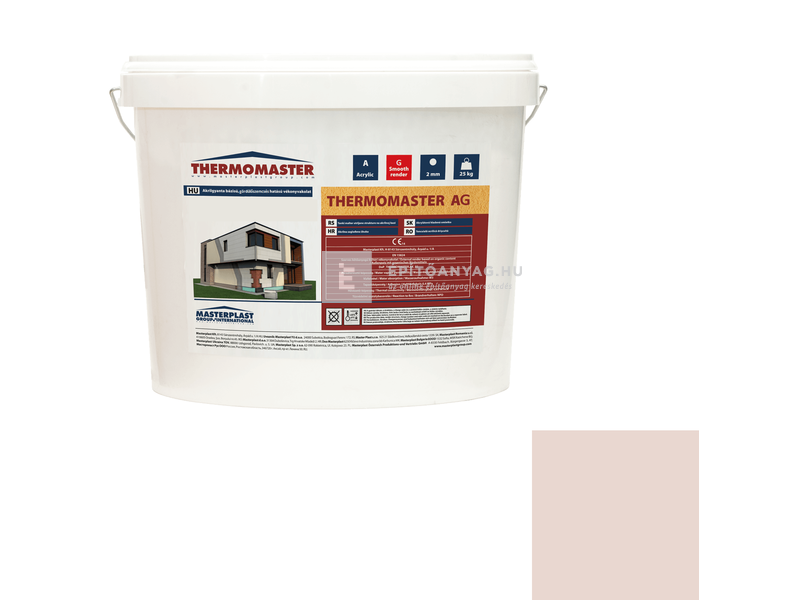 MP Thermomaster Akril vékonyvakolat, gördülőszemcsés 2 mm 14-F, 25 kg