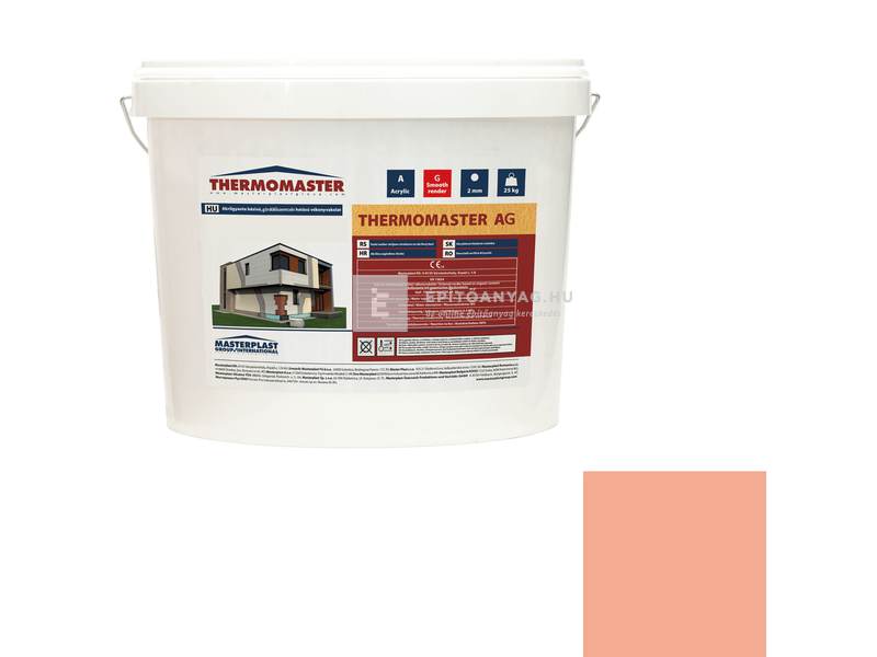 MP Thermomaster Akril vékonyvakolat, gördülőszemcsés 2 mm 16-C, 25 kg