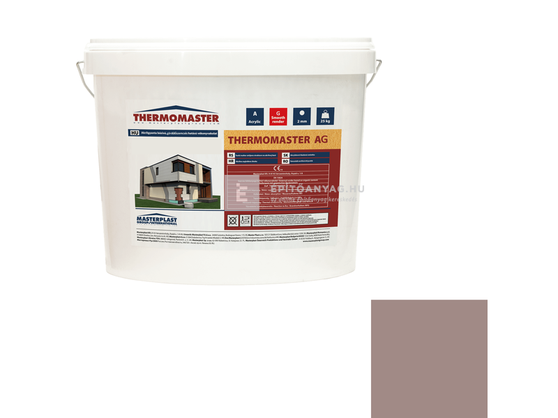 MP Thermomaster Akril vékonyvakolat, gördülőszemcsés 2 mm 18-C, 25 kg