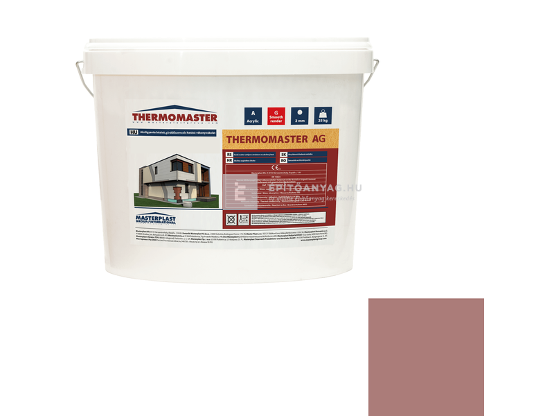 MP Thermomaster Akril vékonyvakolat, gördülőszemcsés 2 mm 19-C, 25 kg