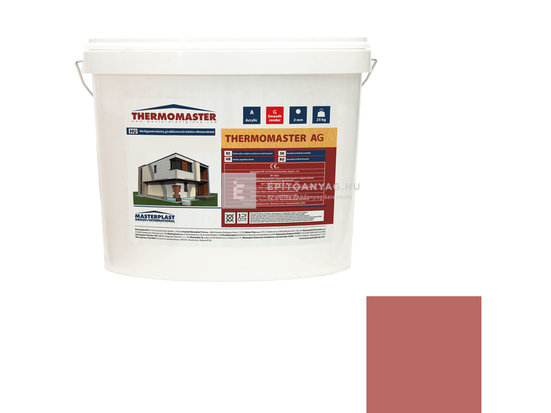 MP Thermomaster Akril vékonyvakolat, gördülőszemcsés 2 mm 21-C, 25 kg