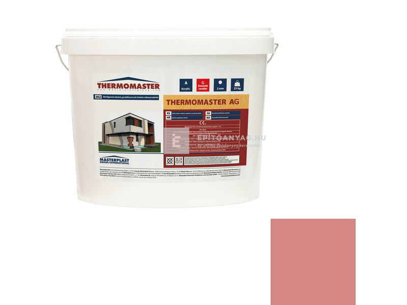 MP Thermomaster Akril vékonyvakolat, gördülőszemcsés 2 mm 21-D, 25 kg