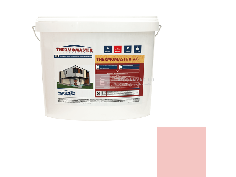 MP Thermomaster Akril vékonyvakolat, gördülőszemcsés 2 mm 21-F, 25 kg